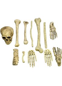 Расчлененный бутафорский скелет в мешке-2