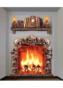 Декорация на стену Камин 1,2 х 1,6м