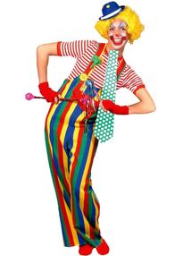 Костюм полосатого клоуна