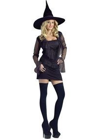 Карнавальный костюм ведьмы стильный