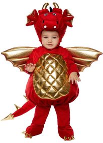 Костюм Красный дракон детский