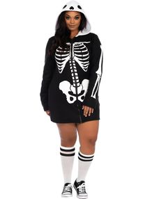 Женский костюм скелета большой