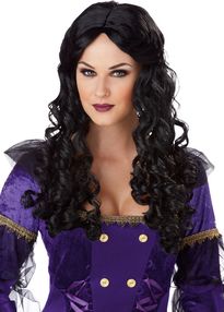 Парик Ренессанс чёрный