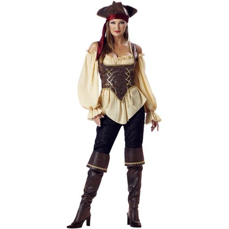Карнавальный костюм пирата-леди