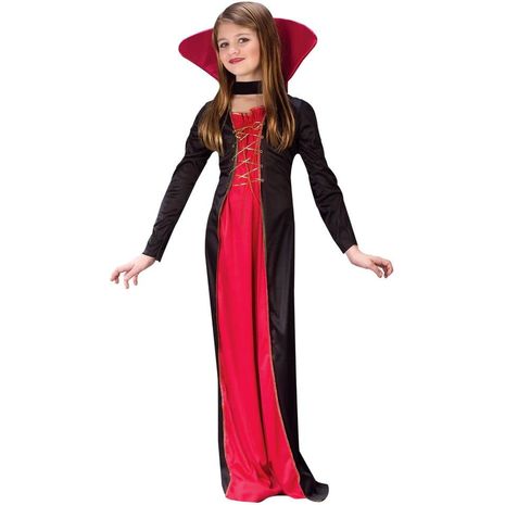 Карнавальный викторианский костюм девочки вампира